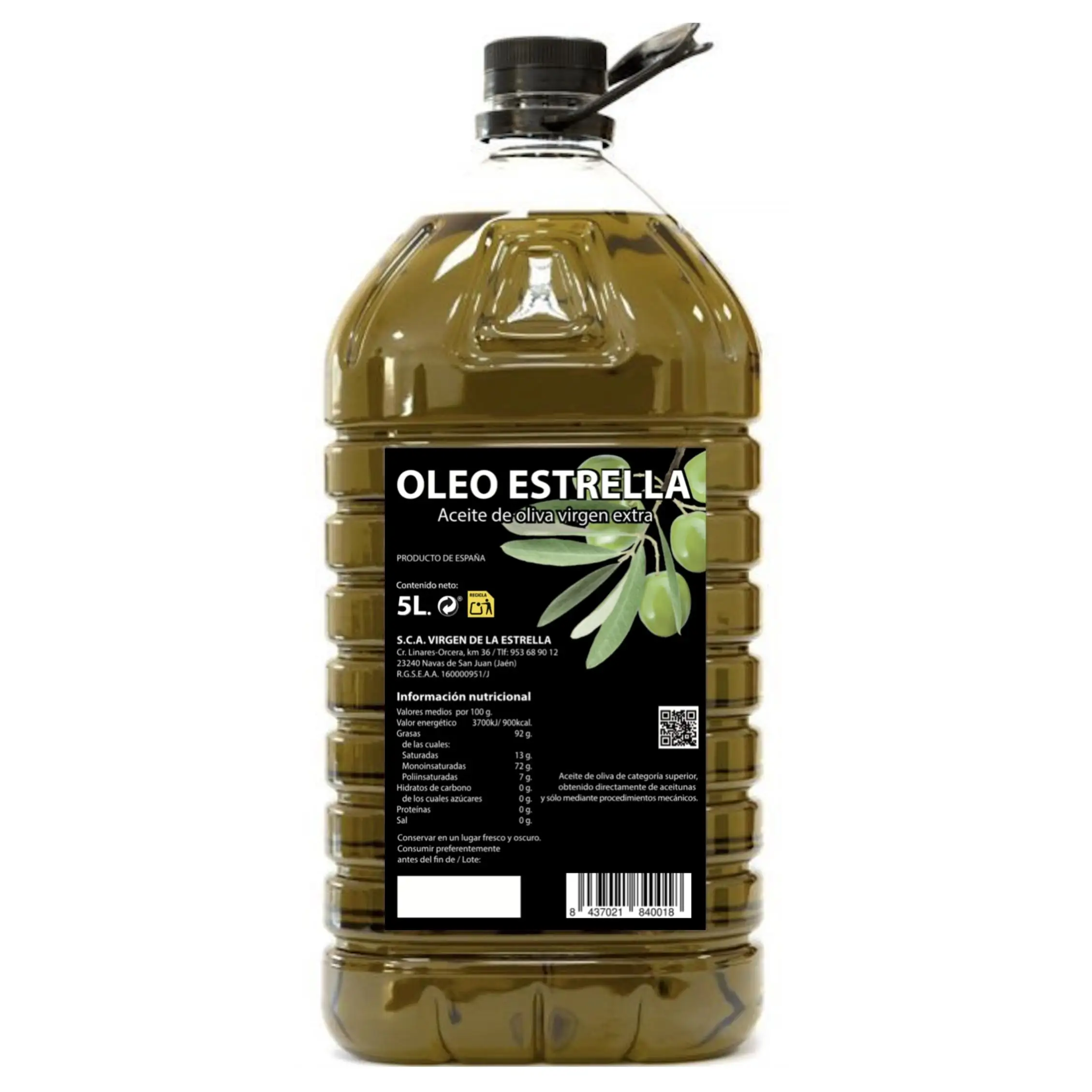 Aceite de oliva virgen extra Oleoestrella