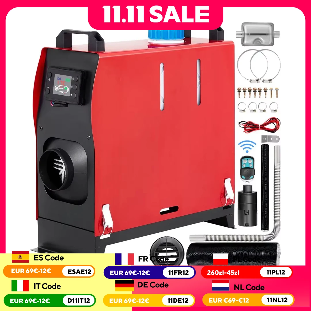 Calentador de aire diésel VEVOR 5KW