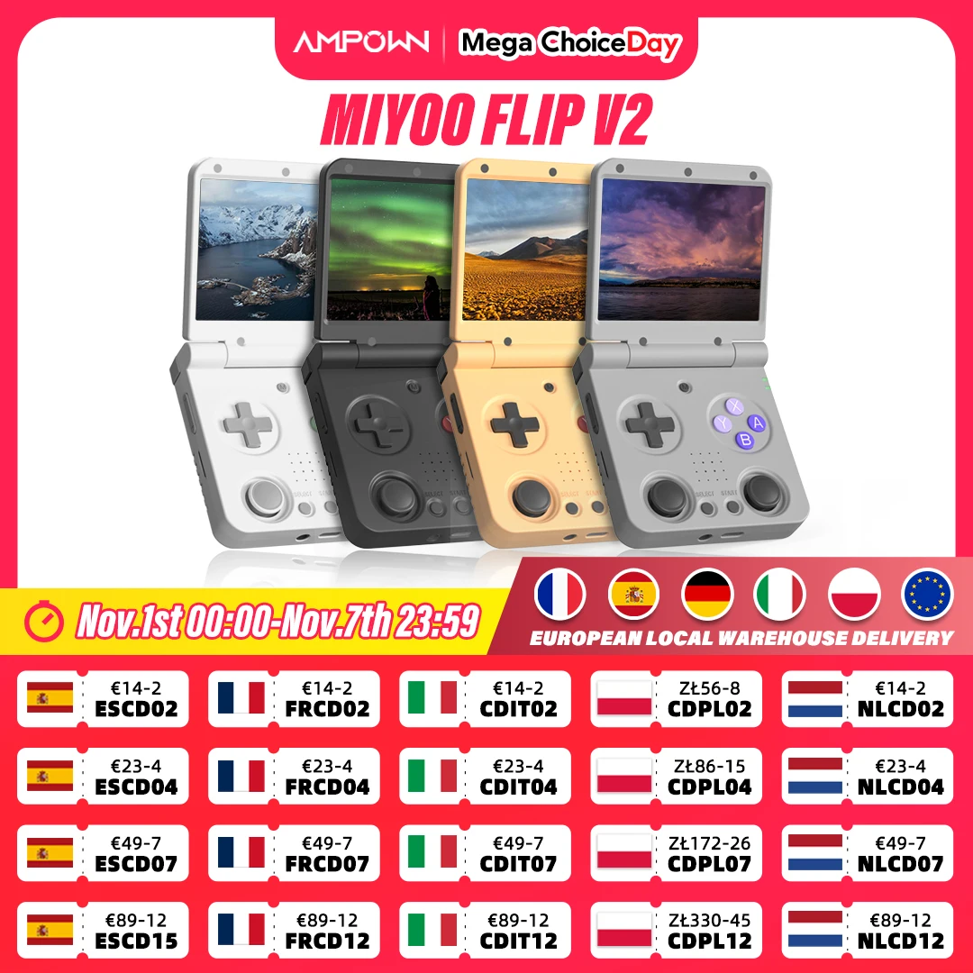 Consola portátil MIYOO FLIP V2