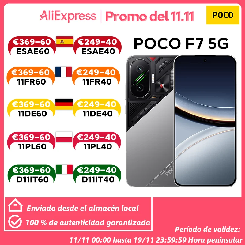 POCO F7 5G 256GB 8GB RAM