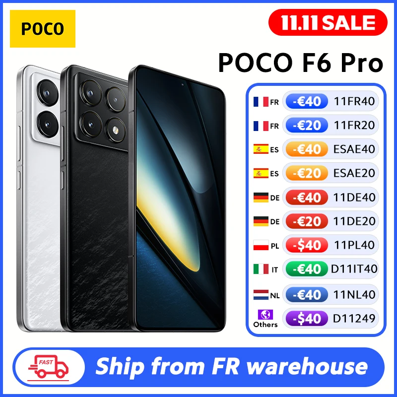 Poco F6 Pro  RAM:  12 GB | ROM: 256 GB