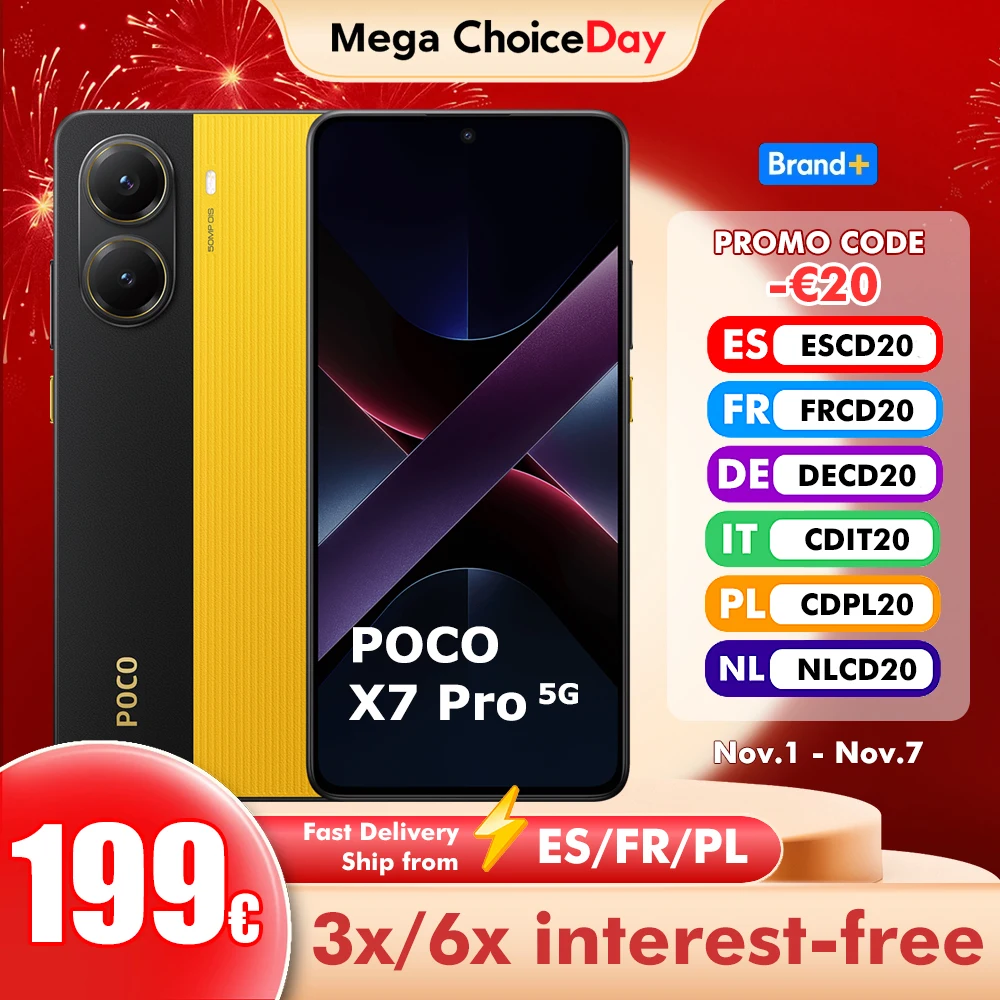 Poco X7 Pro  RAM:  8 GB | ROM: 256 GB