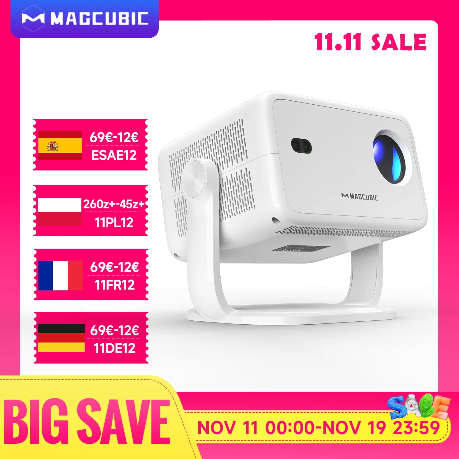 Proyector Magcubic 650ANSI L018