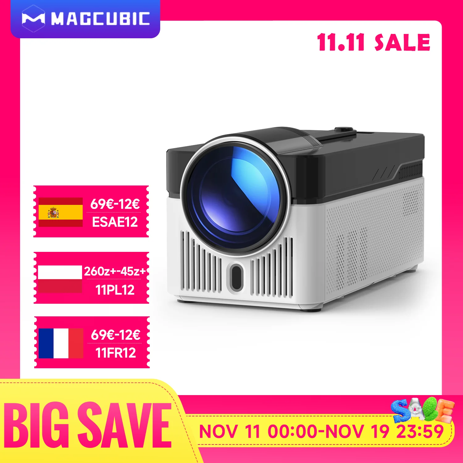 Proyector Magcubic HY450 900ANSI