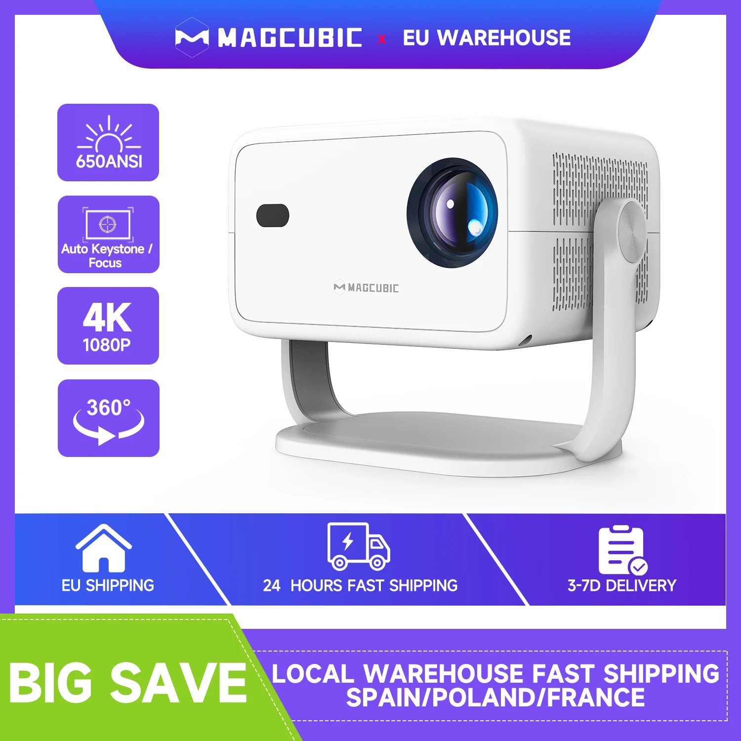 Proyector Magcubic Native 1080P