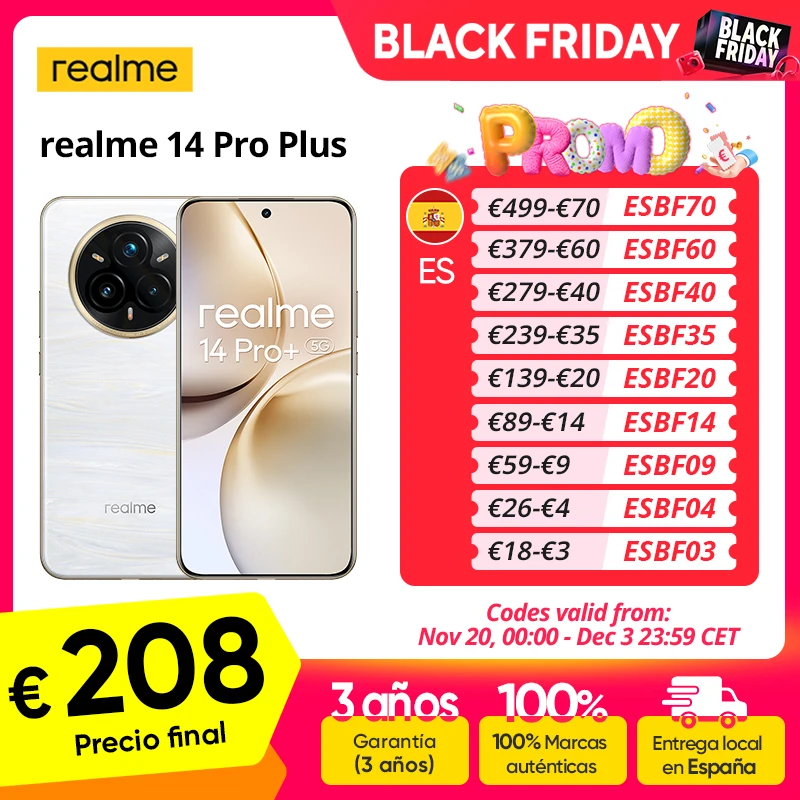 Realme 14 Pro Plus 8GB/256GB