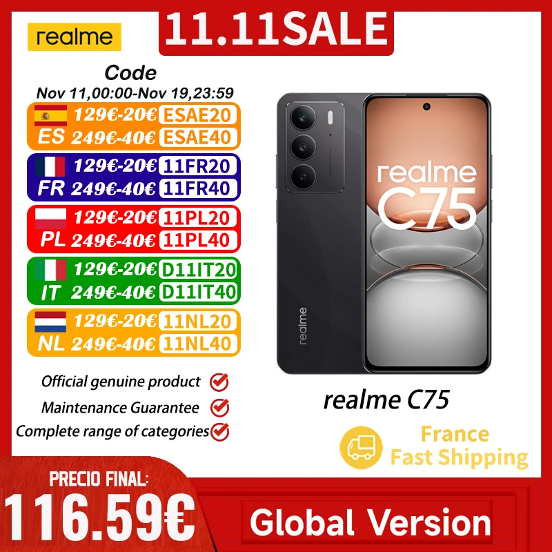 Realme C75 8GB/256GB