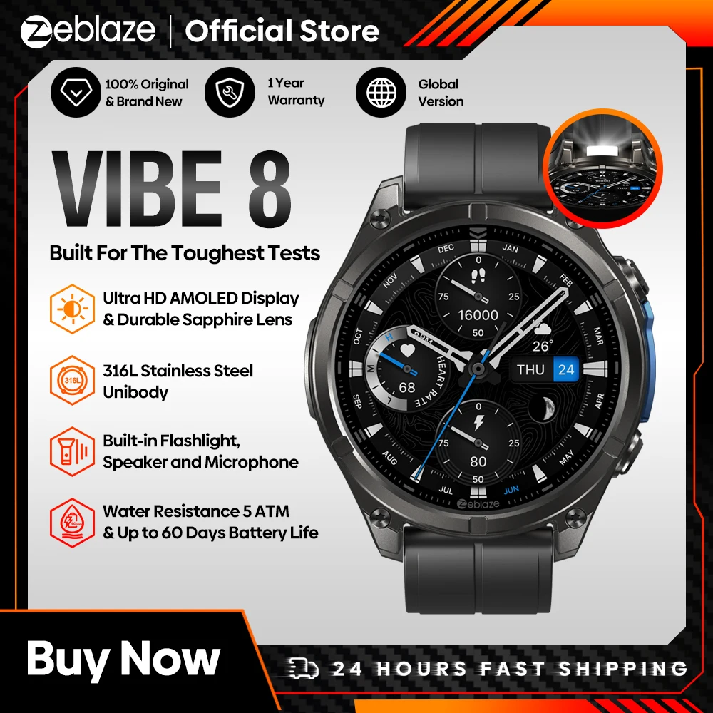 Smartwatch Zeblaze VIBE 8 AMOLED