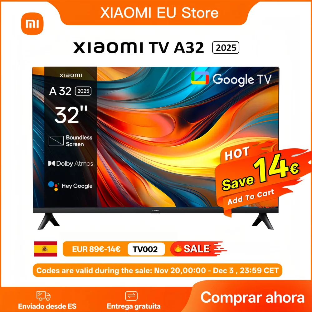 Televisor Xiaomi TV A 32 pulgadas