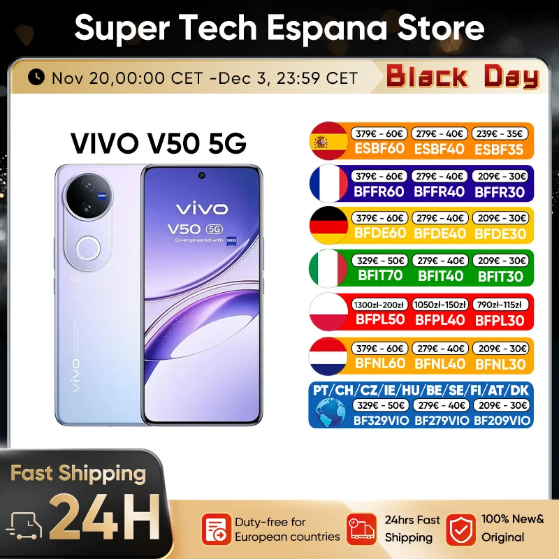 Vivo V50 5G  RAM: 12 GB | ROM: 512 GB