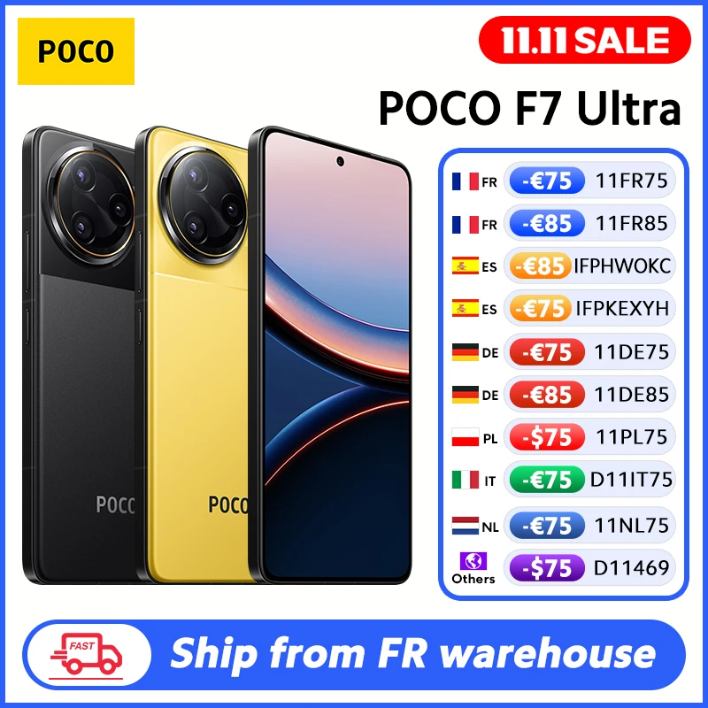 Xiaomi POCO F7 Ultra | Snapdragon®8 elite gama superior, Chipset VisionBoost D7, hipercarga con cable de 120W