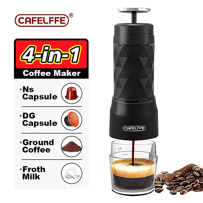 Cafetera portátil Cafelffe 3 en 1