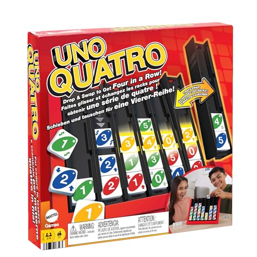 Juego de mesa Mattel UNO Quatro