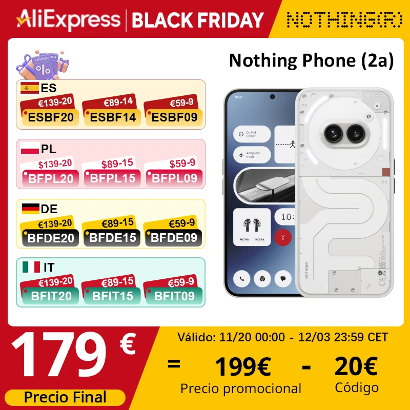 Nothing Phone (2a) 5G  RAM: 8 GB | ROM: 128 GB