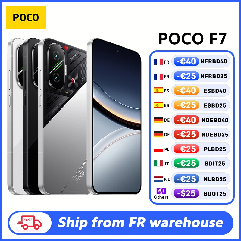 Poco F7  RAM:  12 GB | ROM: 512 GB