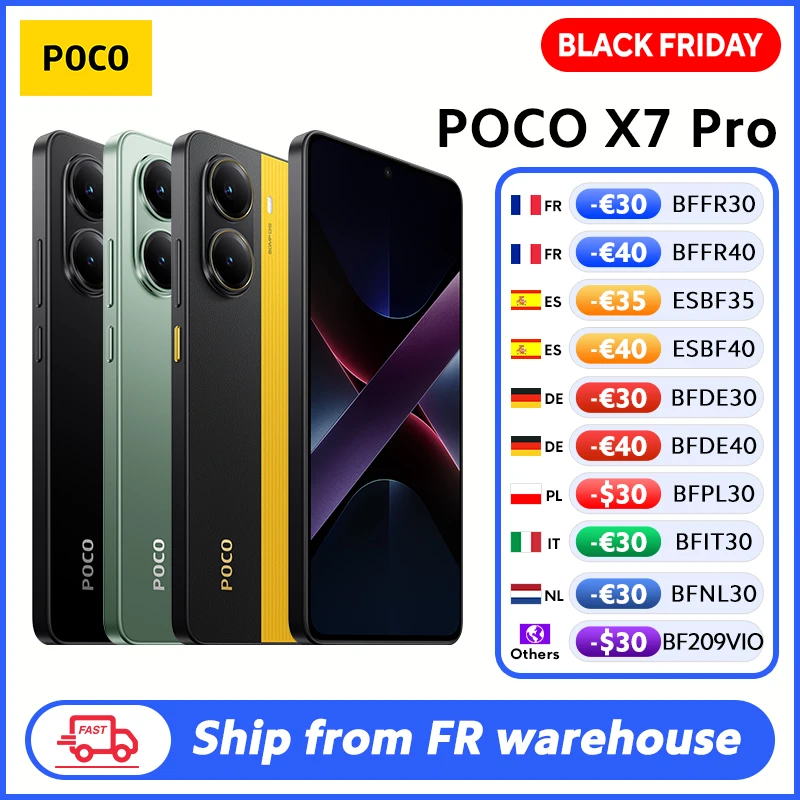 Poco X7 Pro  RAM:  12 GB | ROM: 256 GB