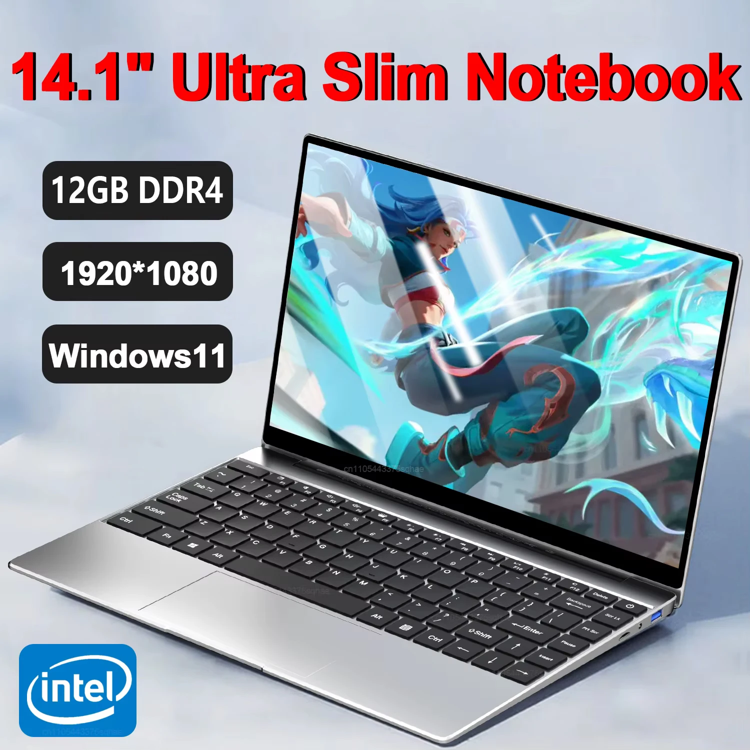 Portátil Windows 11 Intel 12GB/512GB