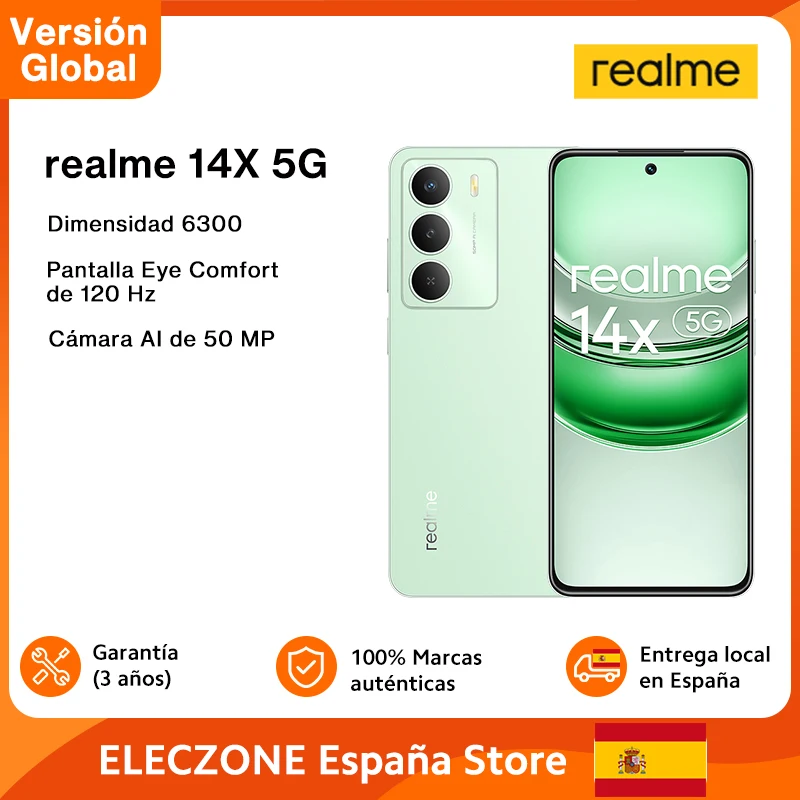 Realme 14X 5G  RAM:  6 GB | ROM: 128 GB