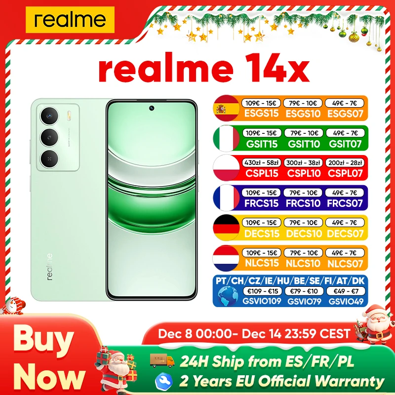 Realme 14x 6GB/256GB Dimensity 6300