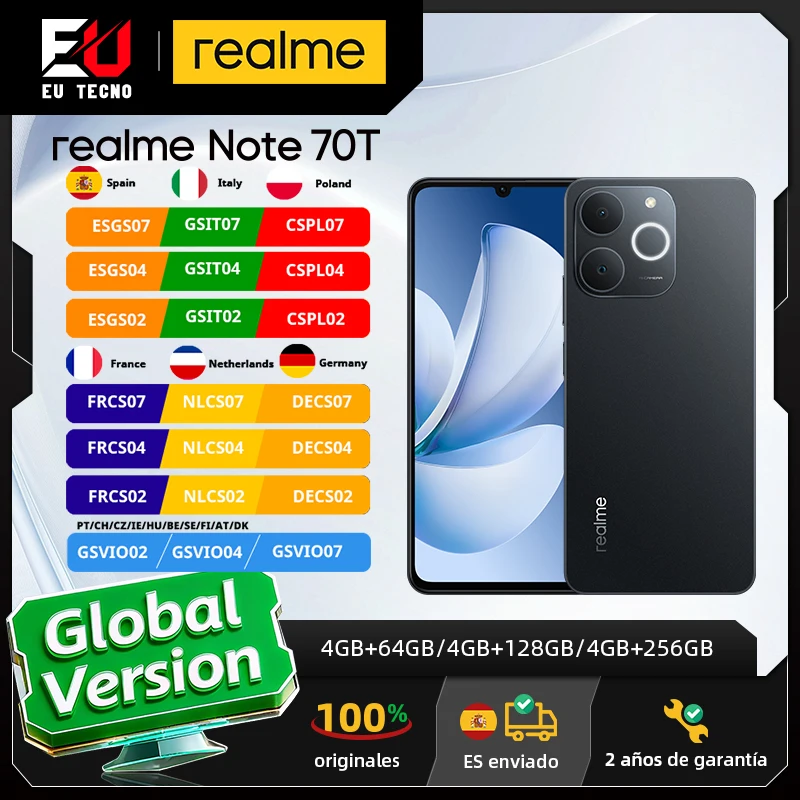 Realme Note 70T 64GB/256GB