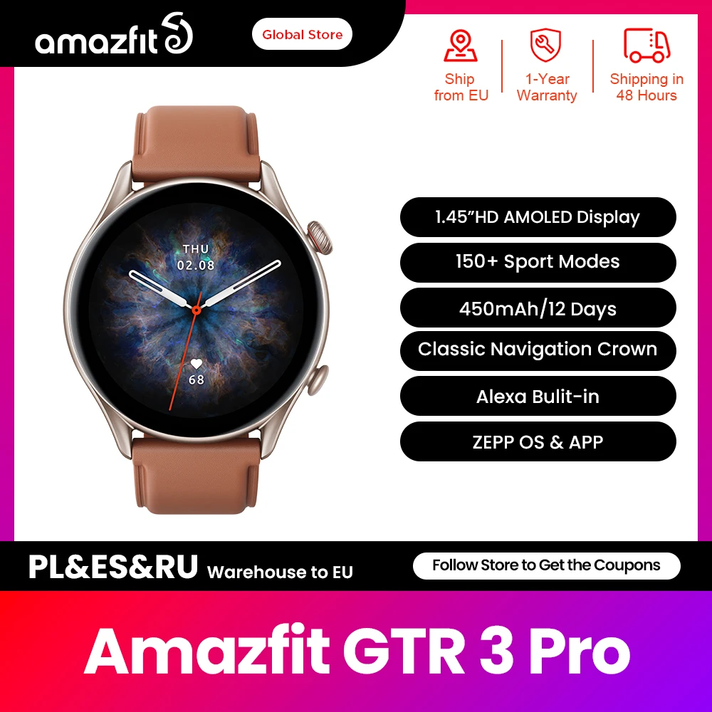 Reloj inteligente Amazfit GTR 3 Pro
