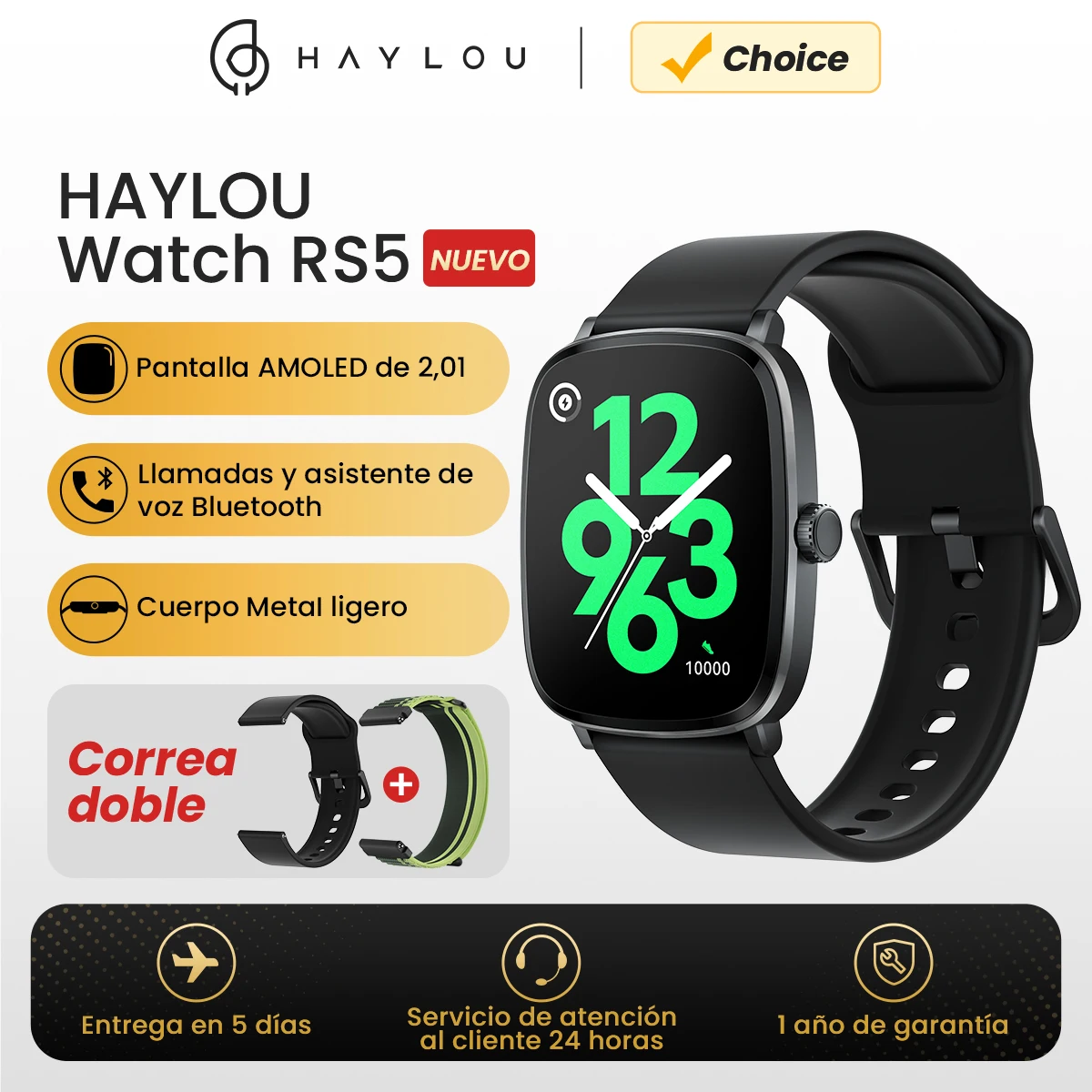 Reloj inteligente Haylou RS5