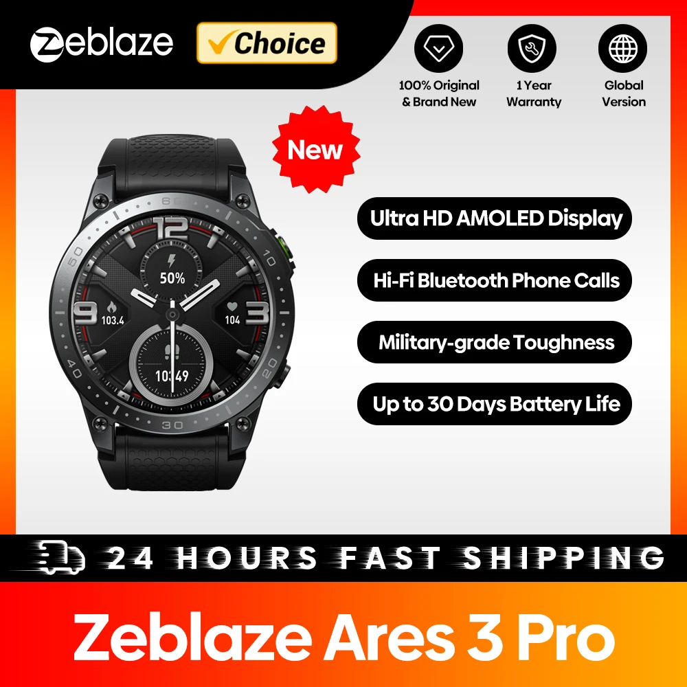 Reloj inteligente Zeblaze Ares 3 Pro