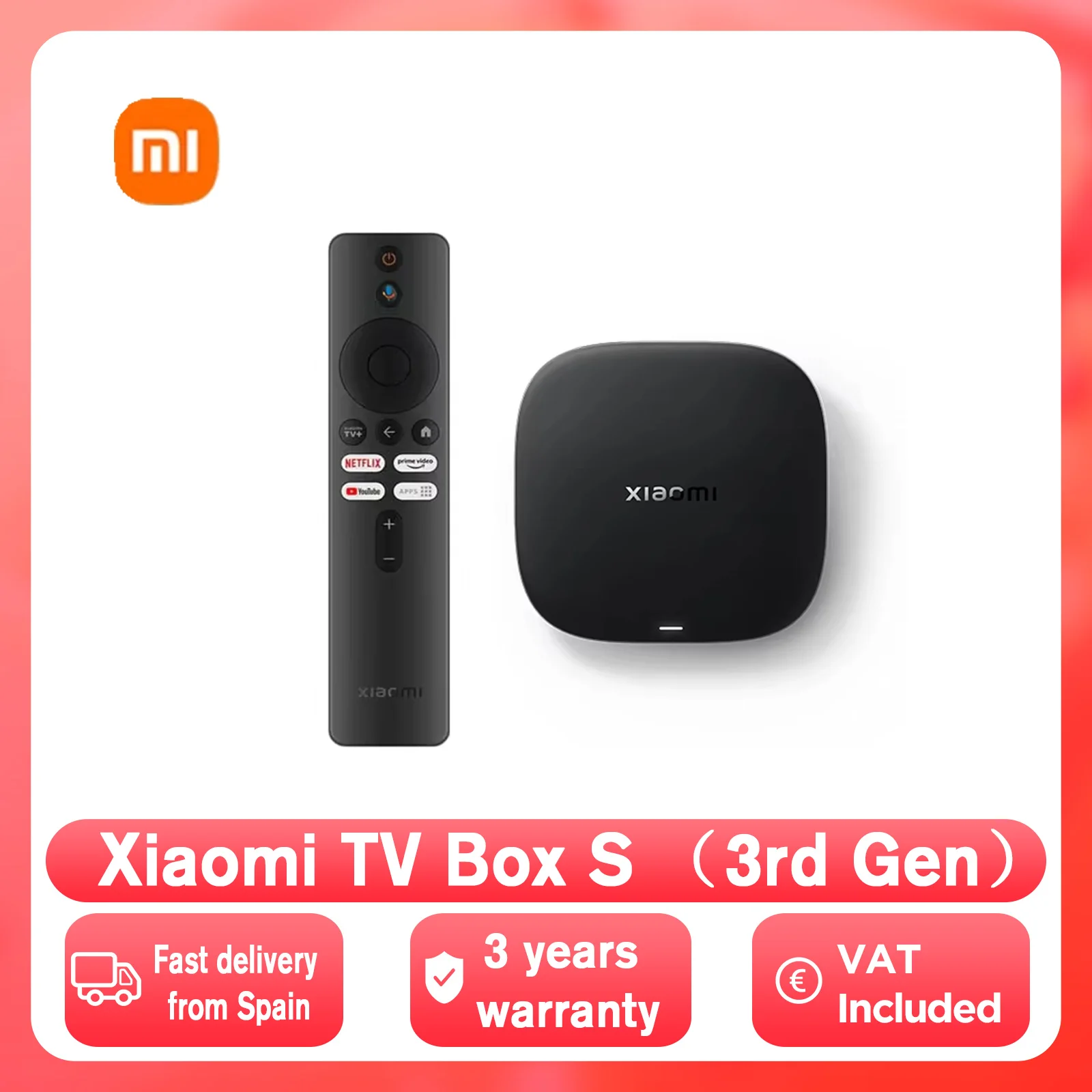 Reproductor Xiaomi TV Box S 3.a generación