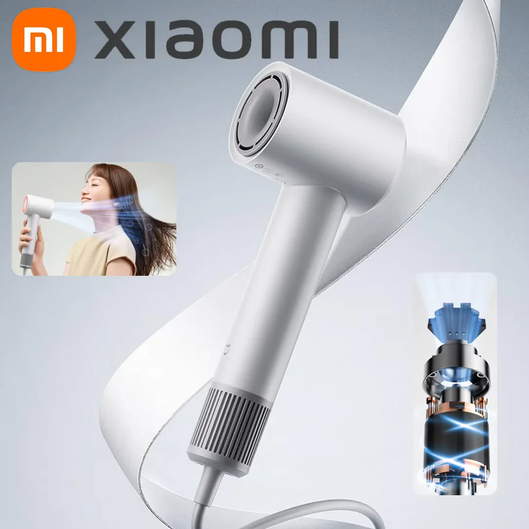 2024 Secador de pelo Xiaomi Mijia H501 SE Fuerte energía eólica, tamaño compacto, secado eficiente y rápido, reducción de ruido de tono bajo