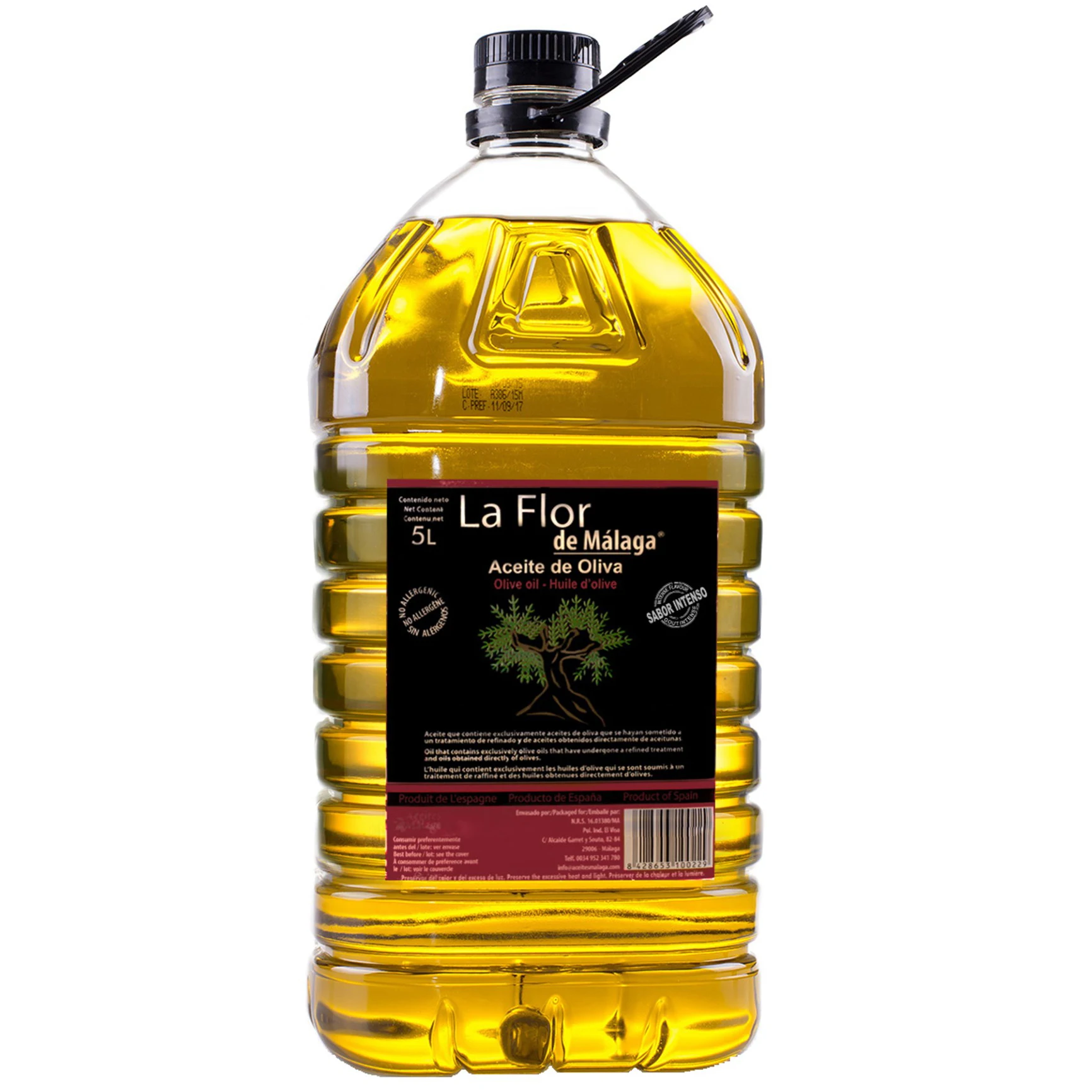 Aceite de oliva La Flor de Málaga