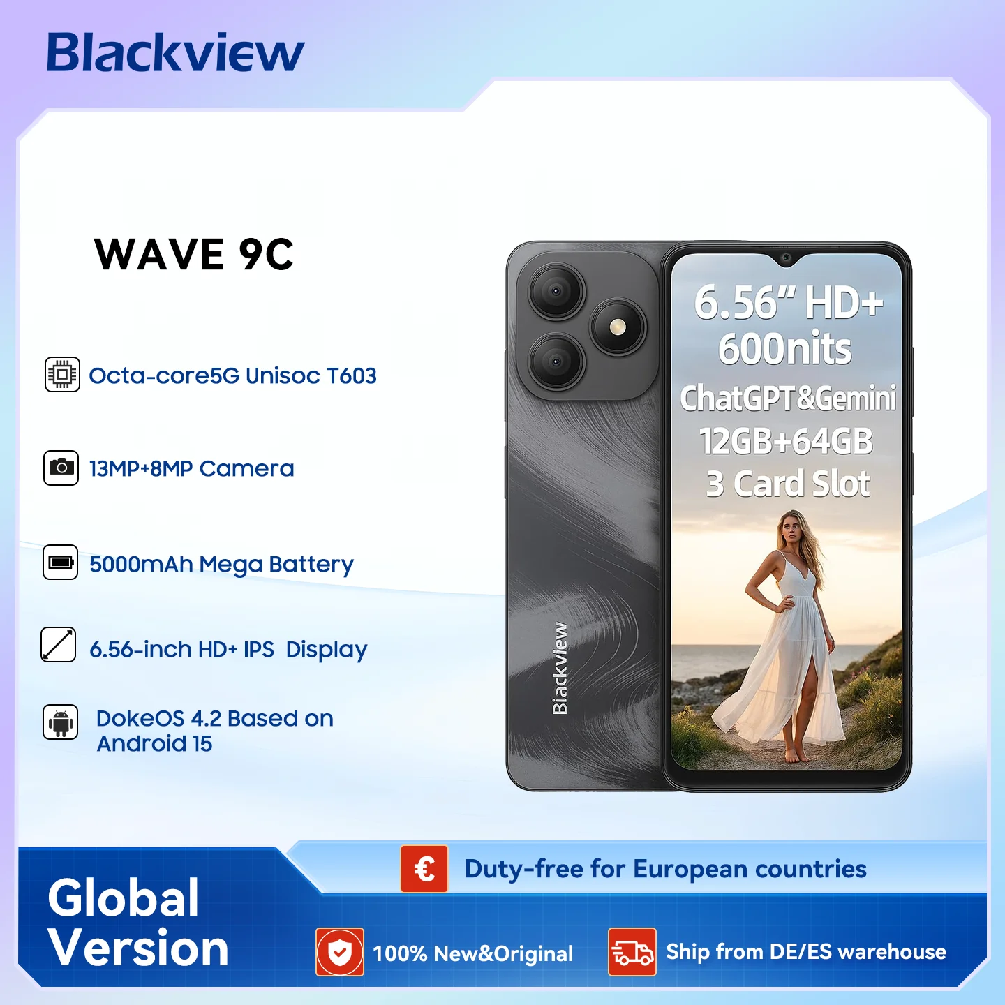 Blackview Wave 9C 4GB+64GB