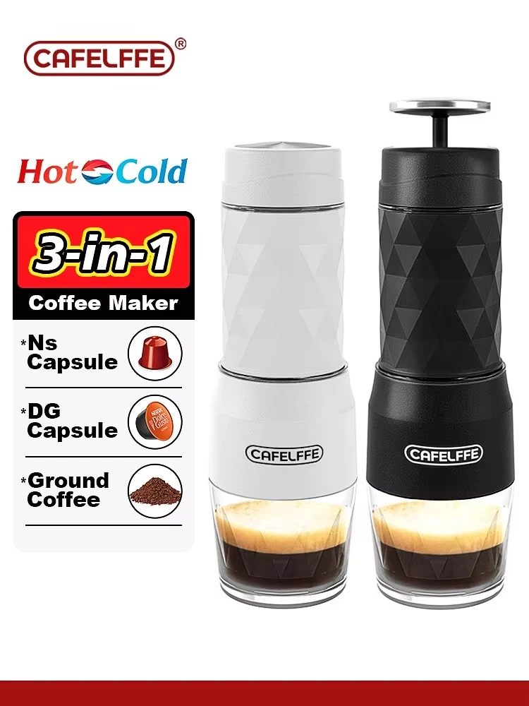 Cafetera portátil Cafelffe 3 en 1