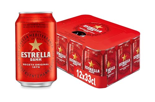 Cerveza Estrella Damm pack 12 latas