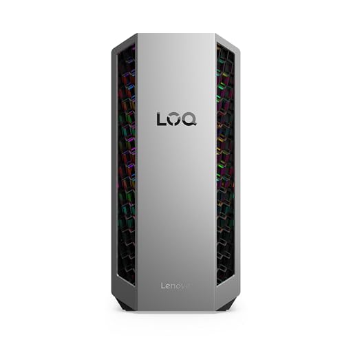 Lenovo LOQ Tower Gaming (AMD Ryzen 7 8745HX, NVIDIA GeForce RTX 5060, 16 GB RAM, 1 TB SSD, 26L, Wi-Fi 7, Sin Sistema Operativo) - Color Gris