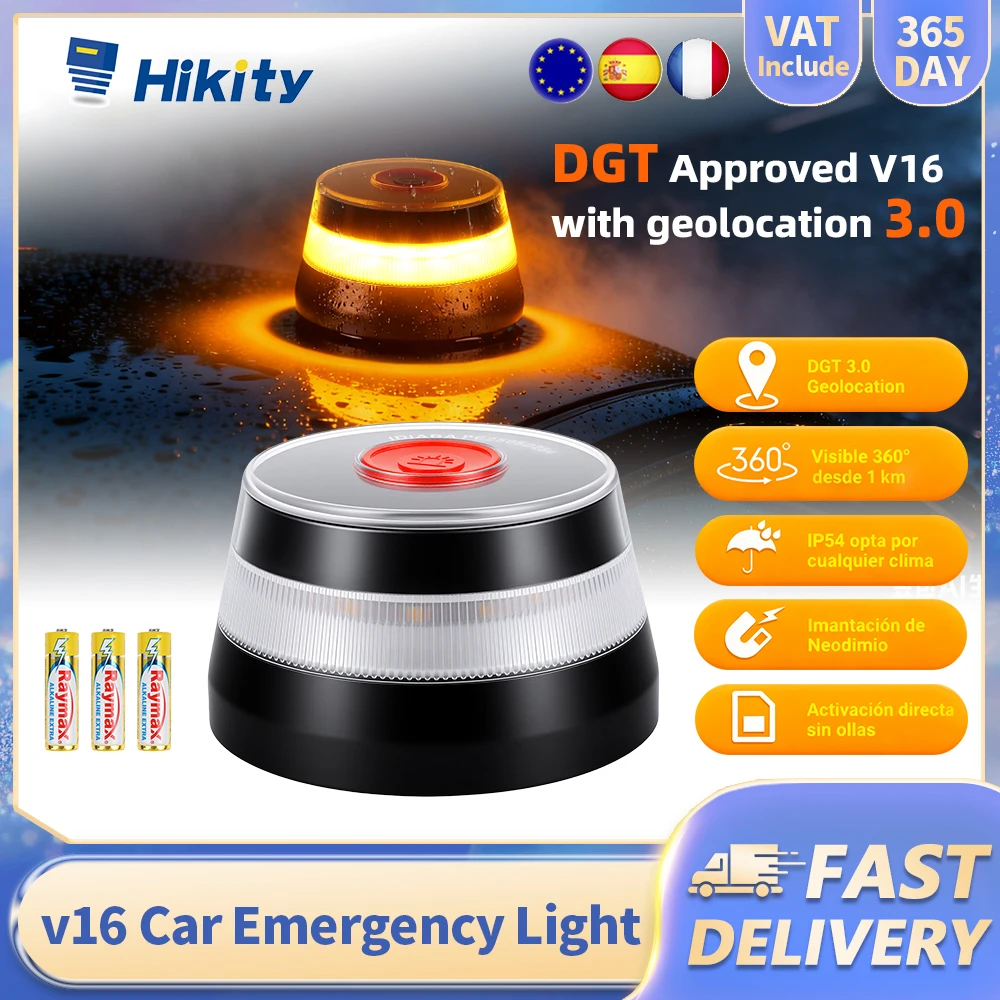 Luz V16 Baliza de señalización Hikity V16
