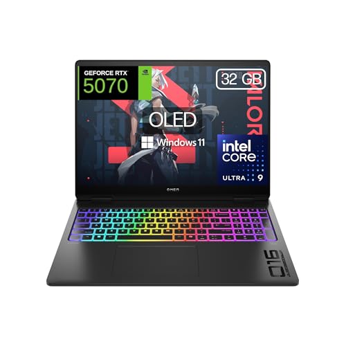 ORDENADOR PORTÁTIL HP Nvida Rtx 5070 32GB RAM OMEN MAX