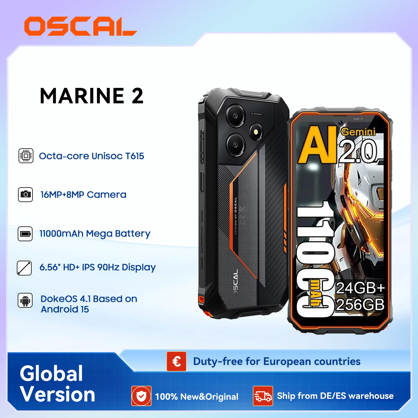 OSCAL Marine 2 AI 8GB/256GB