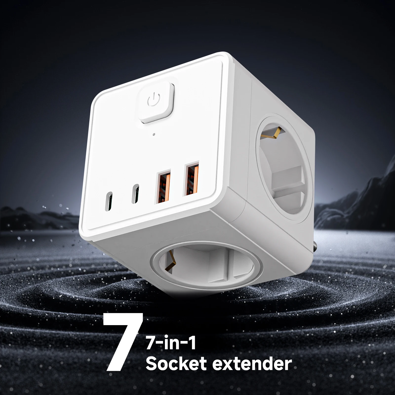 Regleta cuadrada 7 en 1