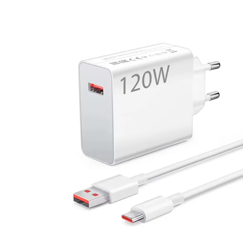 Cargador USB rápido de 120W para Xiaomi 11 12 13 14 Redmi Note 11T 12 12T 13 14 Pro POCO F4 F5 X4 X5 X6 tipo C Turbo Cable de carga 6A