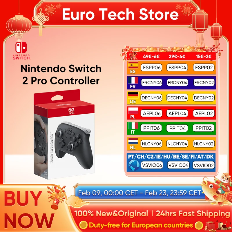 Controlador inalámbrico Nintendo Switch 2 Pro