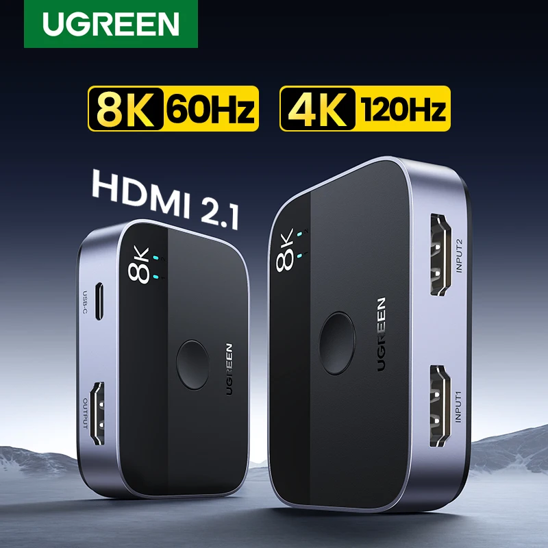 Distribuidor HDMI 8K para TV y consolas de última generación.