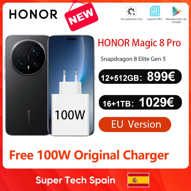 Honor Magic8 Pro   RAM:  12 GB | ROM: 512 GB
