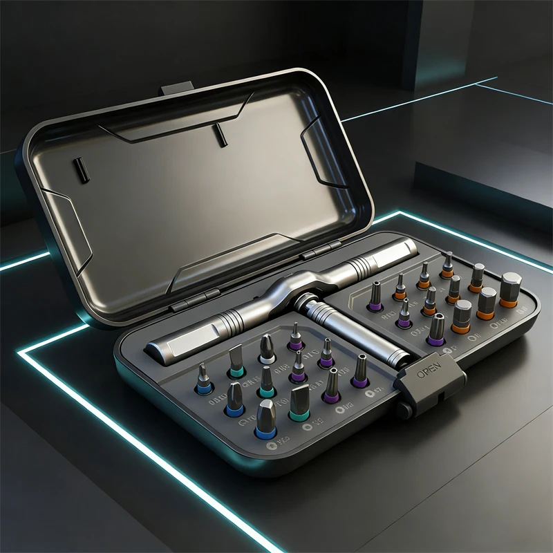 Juego de destornilladores magnéticos 24 en 1