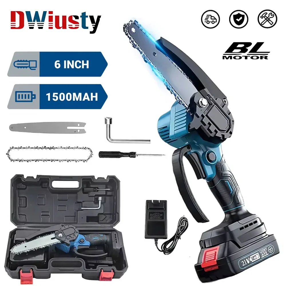 Mini motosierra eléctrica portátil