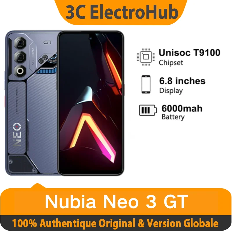 Nubia Neo 3 GT  RAM: 12 GB | ROM: 256 GB
