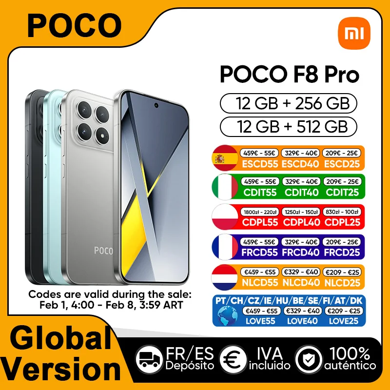 Poco F8 Pro  RAM:  12 GB | ROM: 256 GB