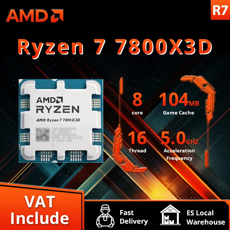 Potencia AMD 7 Ryzen 7800