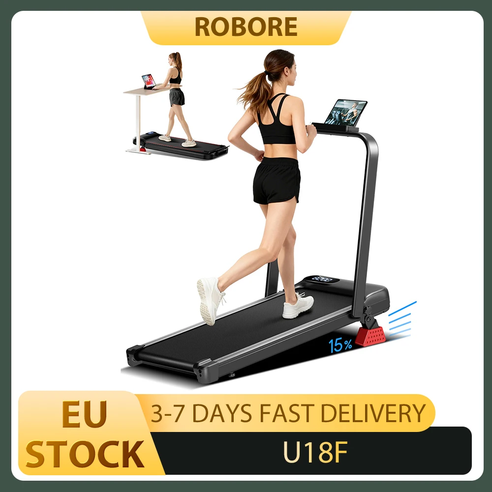 Potente Cinta de Correr Plegable ROBORE U18F con Inclinación.