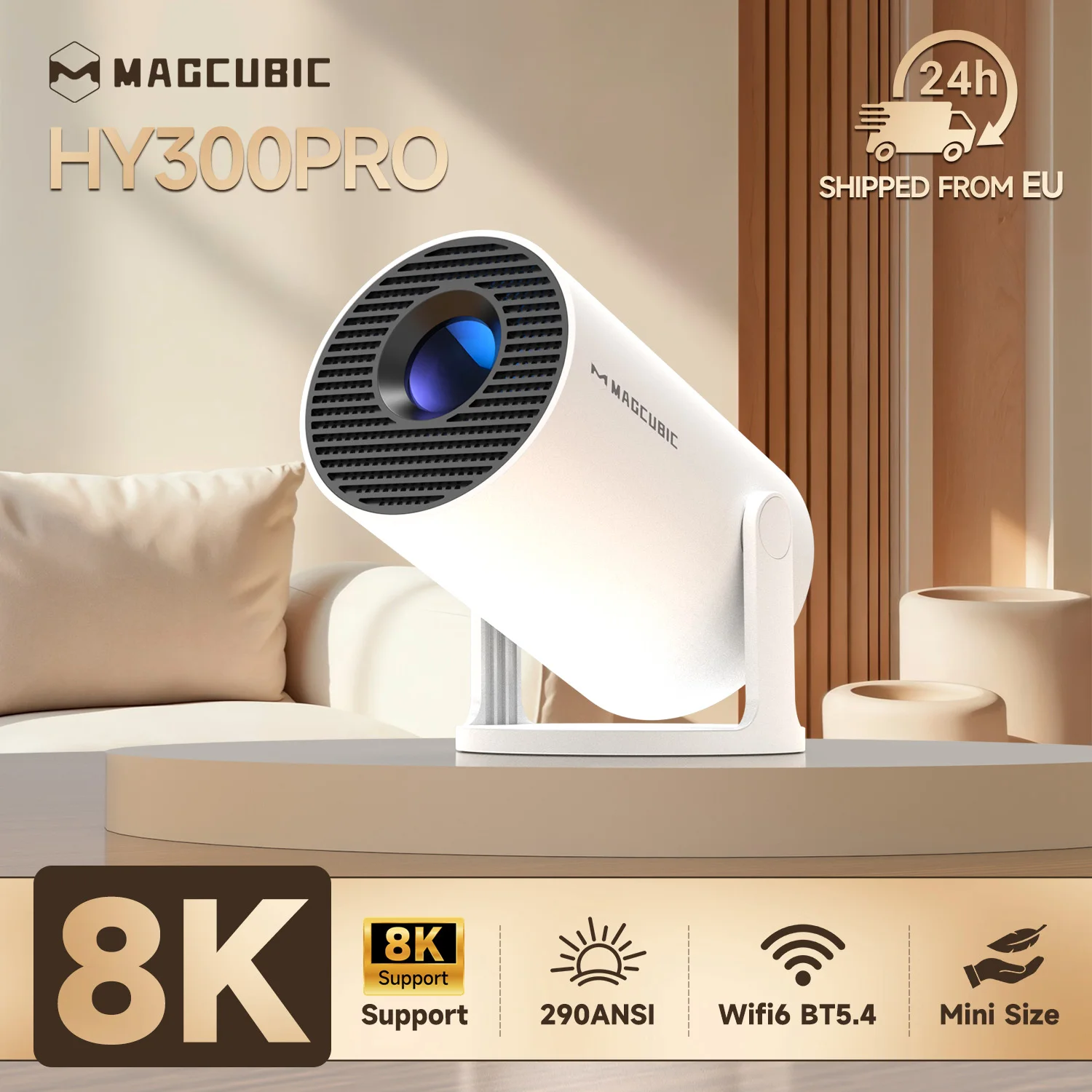 Proyector Magcubic 8K Android 14