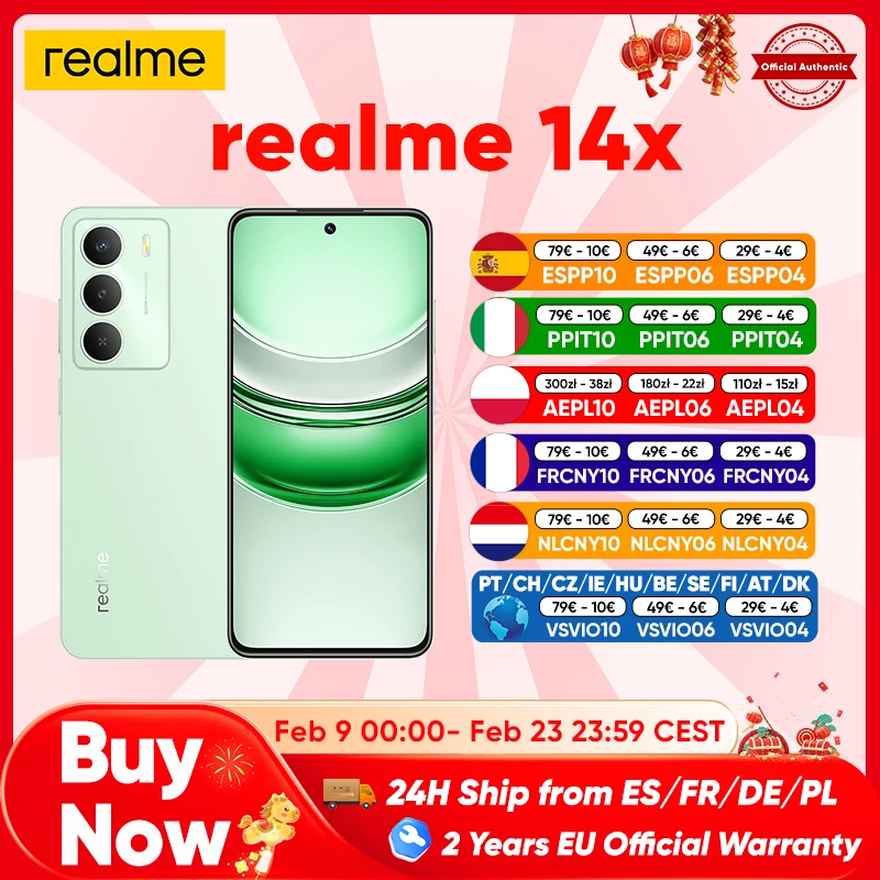 Realme 14x 6GB/256GB Dimensity 6300